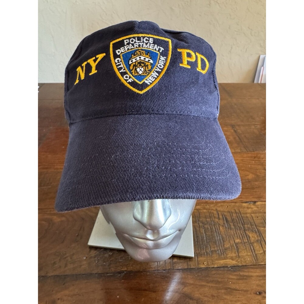 NYPD Baseball Cap Hat New York City Police Department Adjustable Size Cotton‎
